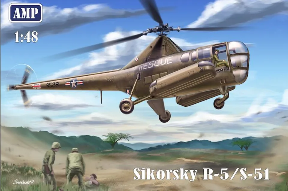 amp-sikorsky-s-51-maquette-h-licopt-re-1-48-h-5h image 1