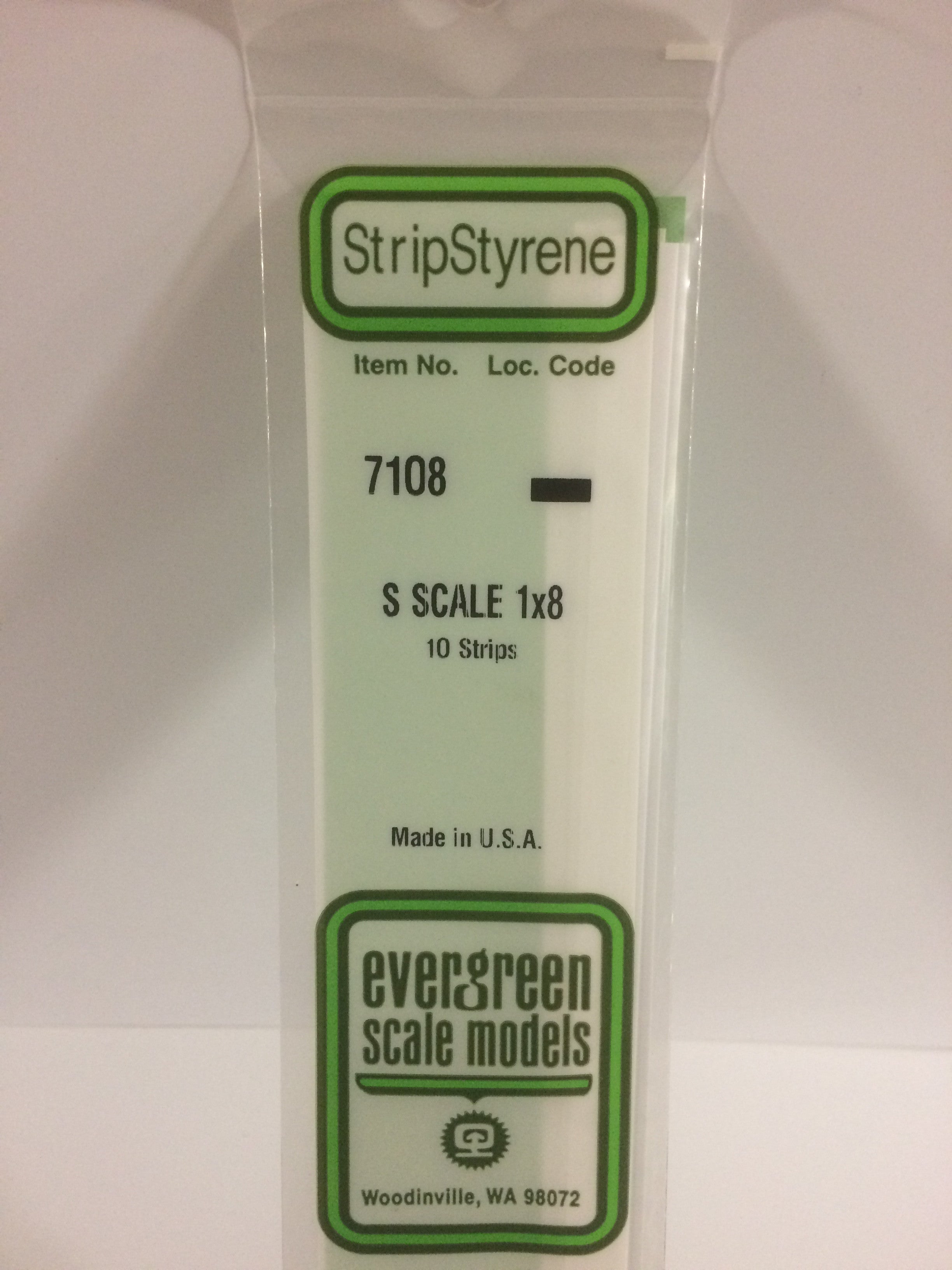 evergreen-strips-7108-baguette-plastique-blanche-10-pcs image 1