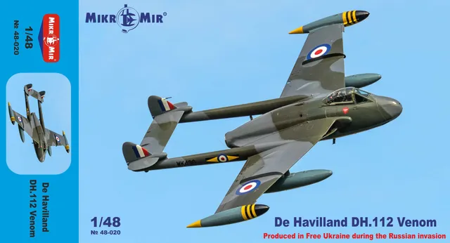 mikromir-048-020-dh-112-venom-maquette-avion-1-48-chasseur image 1