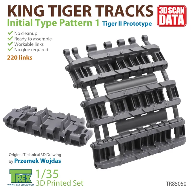 t-rex-85050-king-tiger-chenilles-type-initial-1-35 image 1