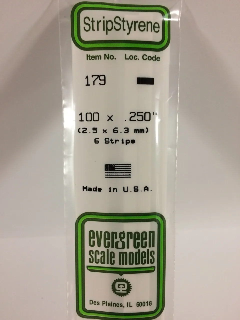 evergreen-strips-179-baguette-polystyr-ne-2x4-8mm-x6 image 1