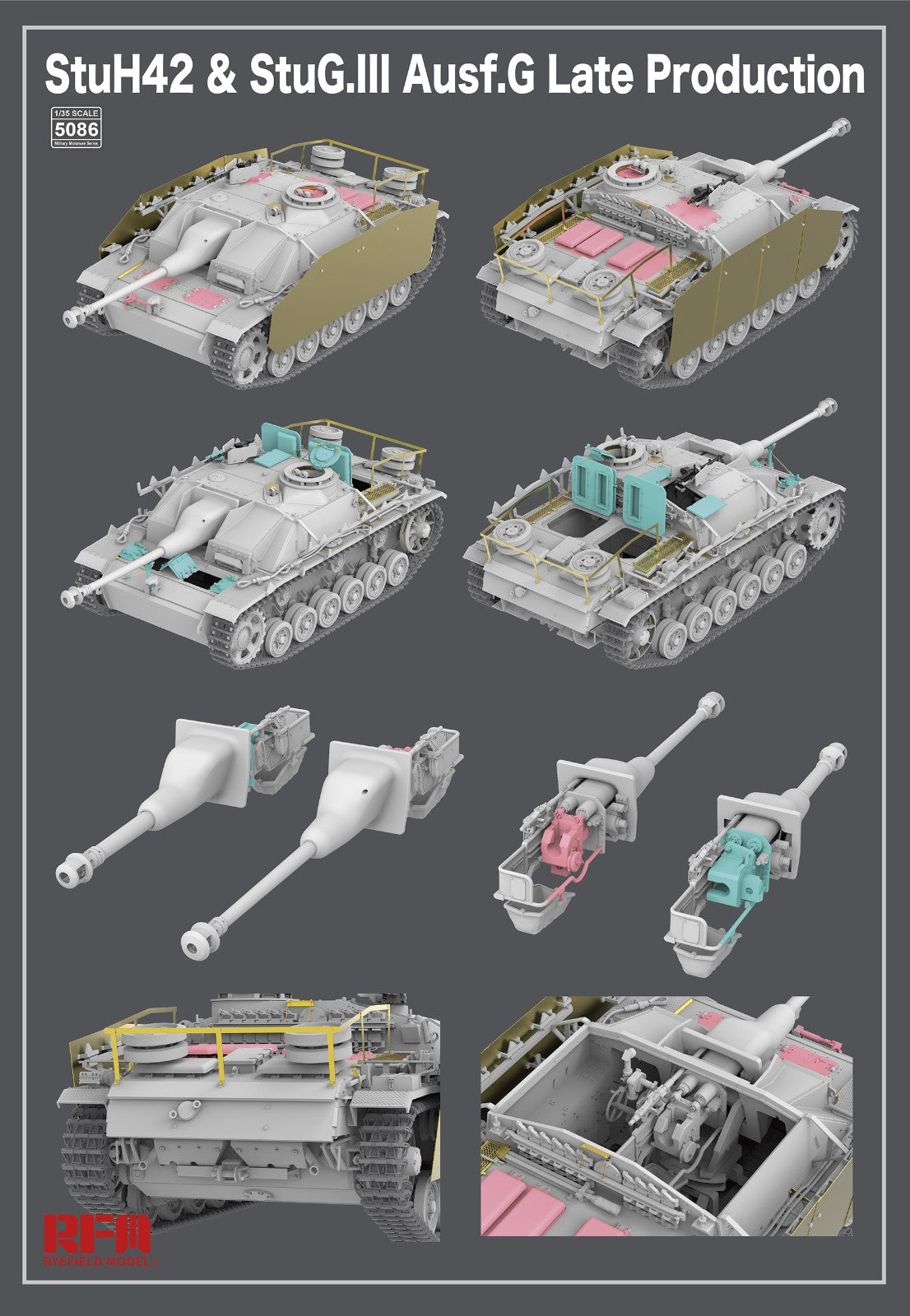 rye-field-model-5086-stuh42-stug-iii-g-maquette-char-1-35-late image 3