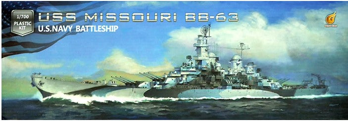 very-fire-vf700909-uss-missouri-bb-63-maquette-bateau-1-700-standard image 1