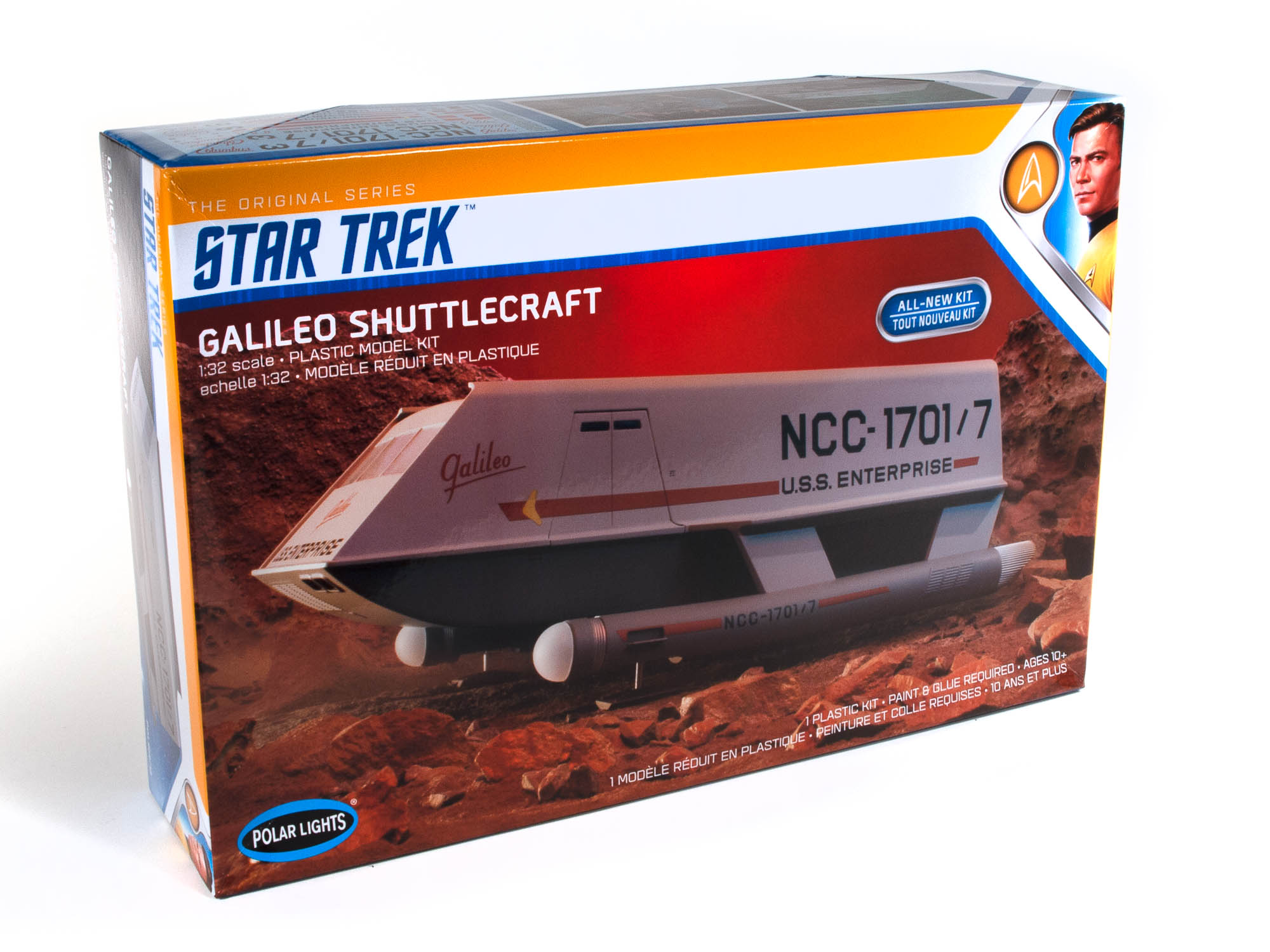 polar-lights-galileo-shuttle-1-32-maquette-navette-star-trek image 1