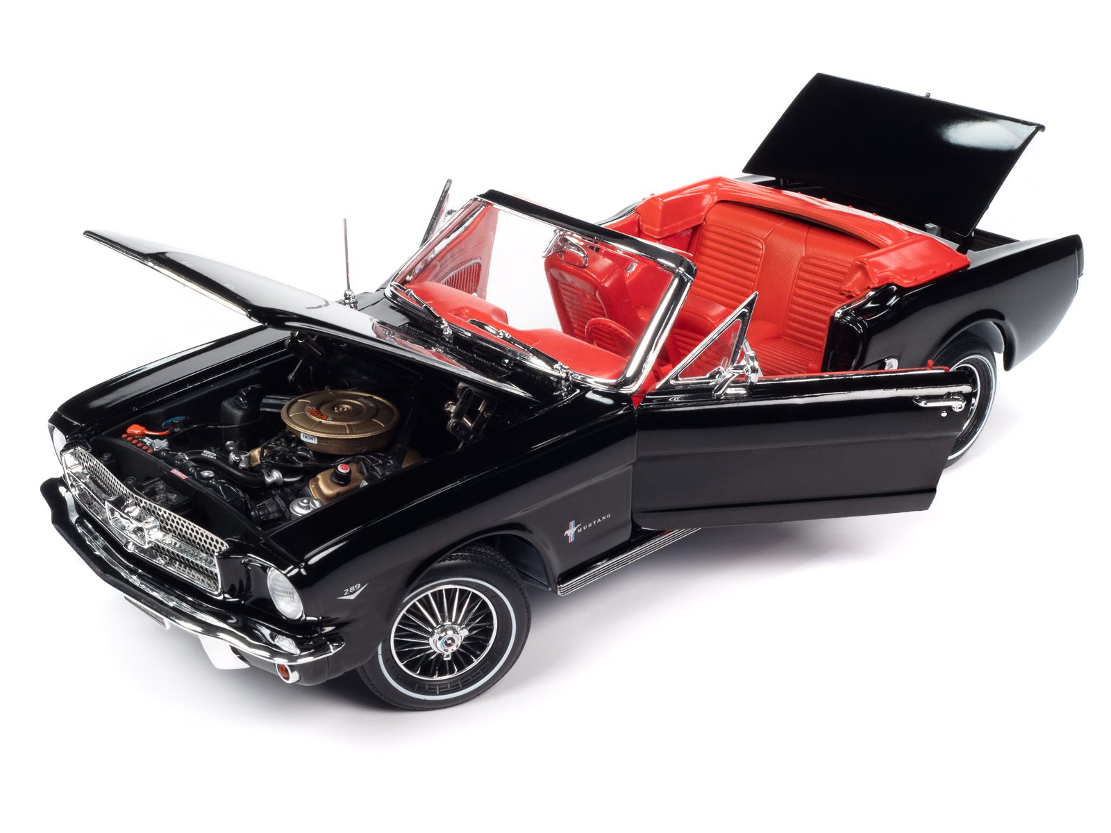 american-muscle-1964-ford-mustang-convertible-miniature-1-18 image 2