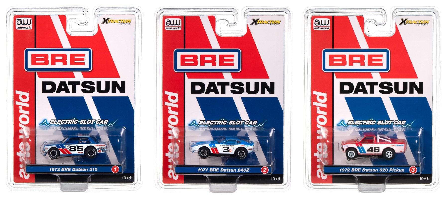 auto-world-xtraction-bre-datsun-slot-car-ho-1-64-r1-aimant image 1