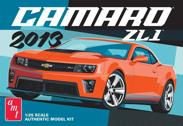 amt-2013-chevy-camaro-zl1-maquette-voiture-1-25-65-pi-ces image 1