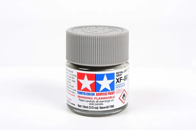 tamiya-81780-xf80-gris-clair-royal-peinture-10ml-mate image 1