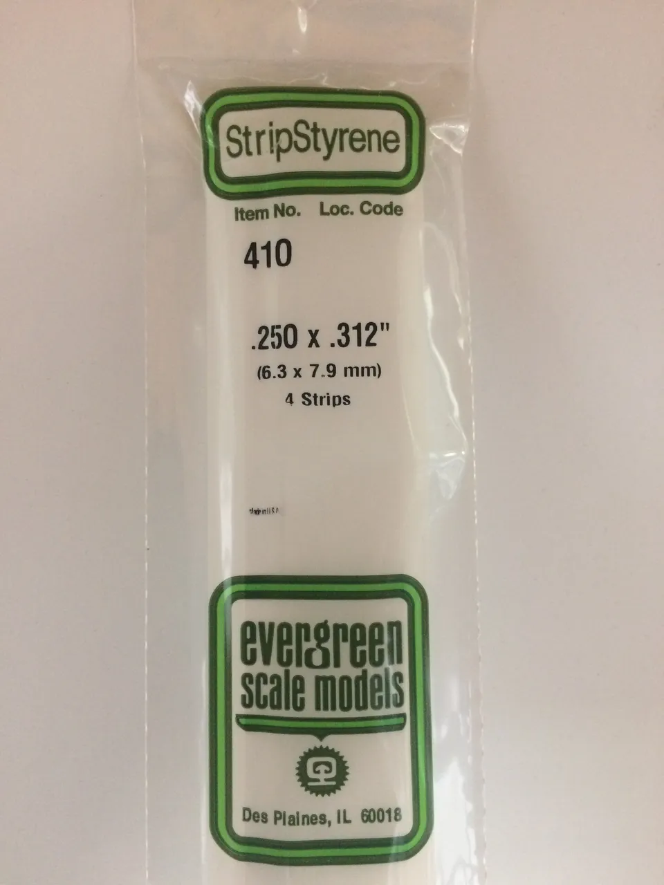 evergreen-strips-410-baguette-plastique-blanc-4-pi-ces image 1