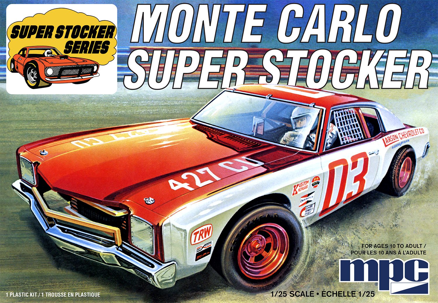 mpc-monte-carlo-super-stocker-1971-1-25-maquette-stock-car image 1