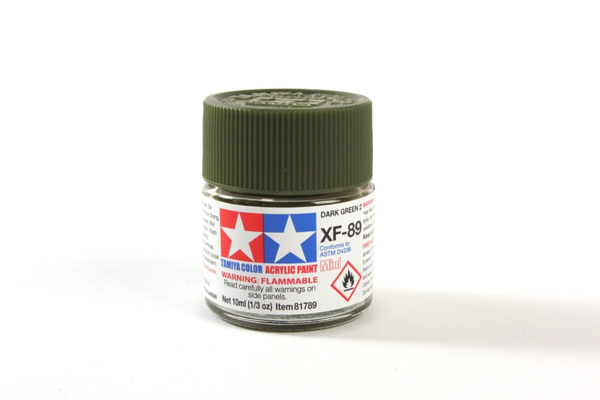 tamiya-xf89-dark-green-2-vert-mat-10-ml image 1