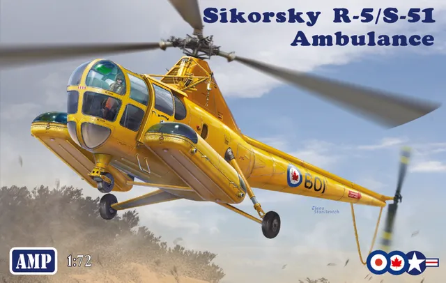 amp-sikorsky-r-5-s-51-72012-maquette-h-licopt-re-1-72 image 1