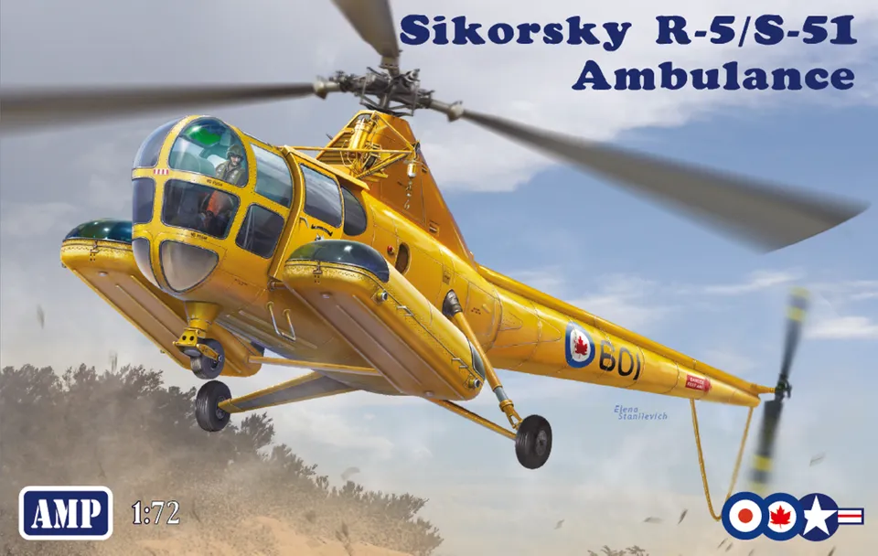 amp-sikorsky-r-5-s-51-72012-maquette-h-licopt-re-1-72 image 1