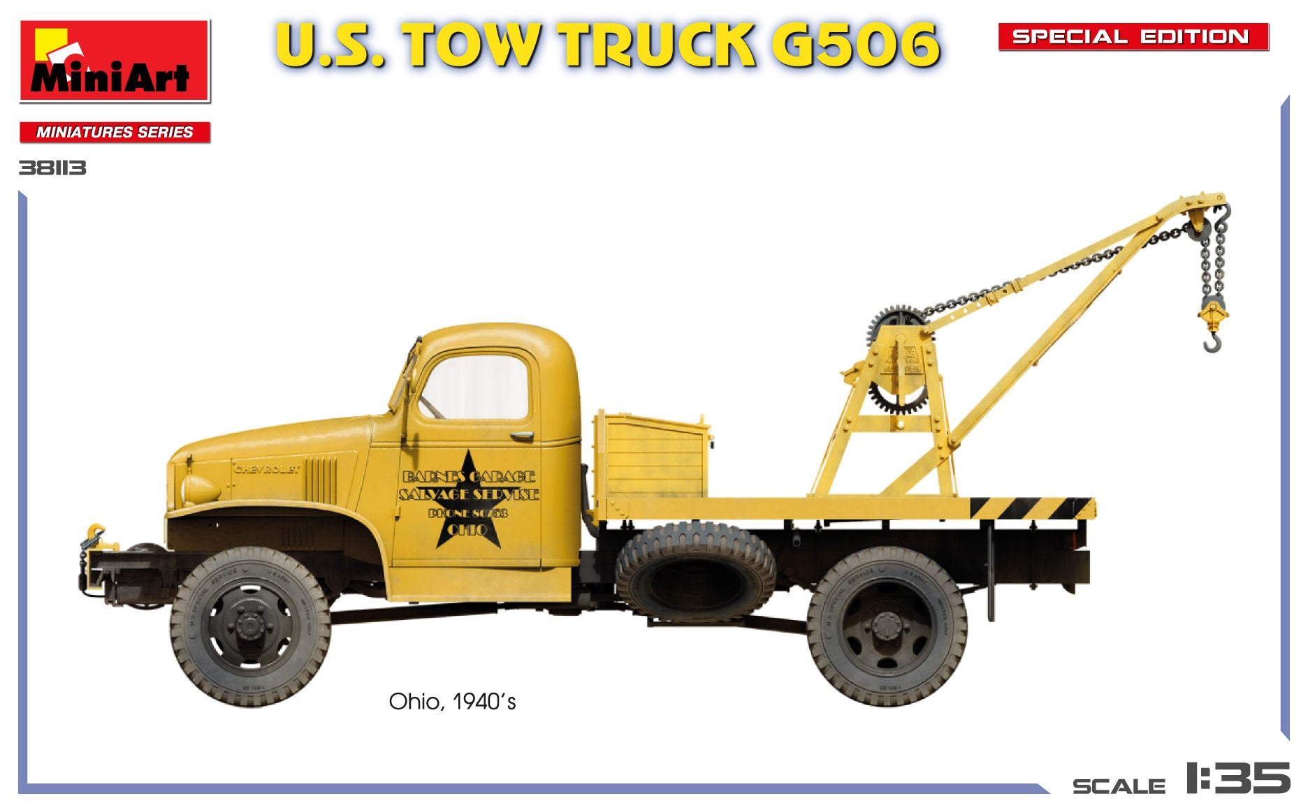 miniart-38113-g506-maquette-camion-d-panneuse-us-1-35-ww2 image 6