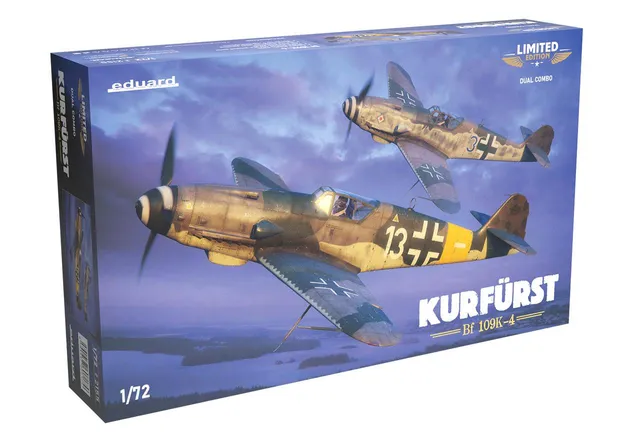 eduard-2155-kurf-rst-bf-109-k-4-dual-combo-maquette-1-72 image 1
