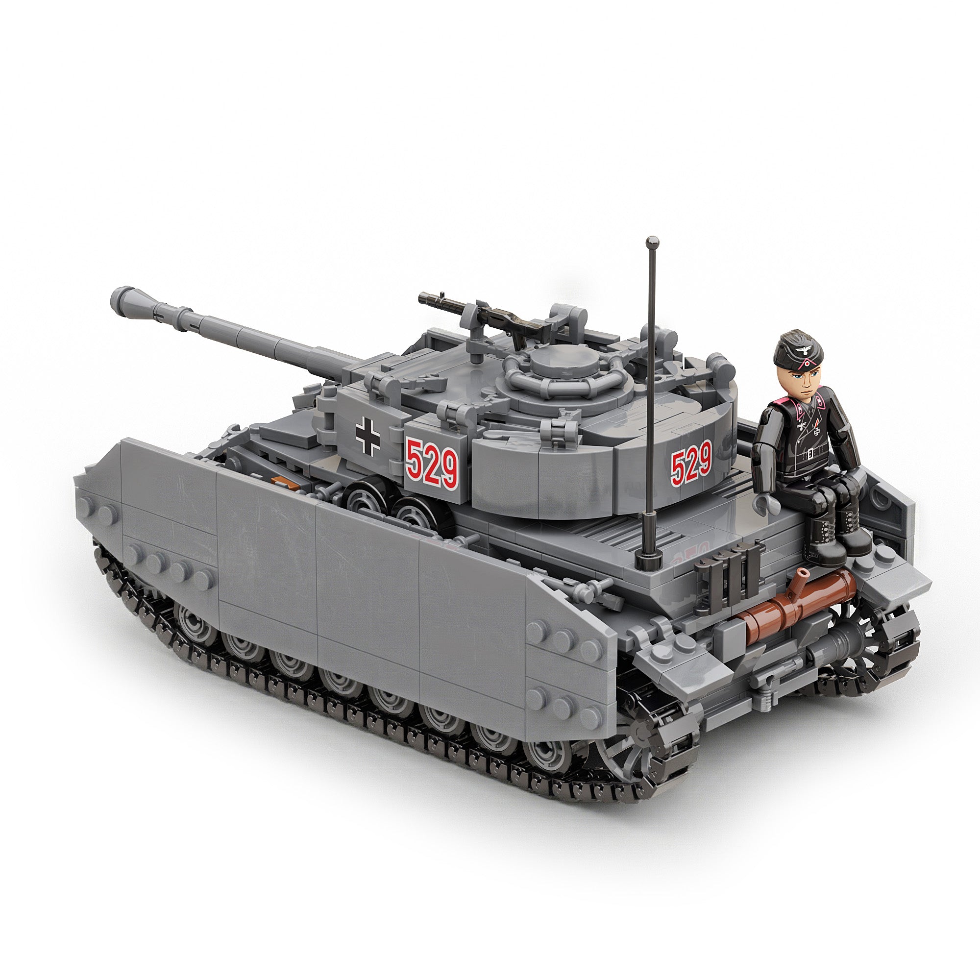 build-army-ba0161-panzer-iv-ausf-h-char-briques-1-33-935-pcs image 2