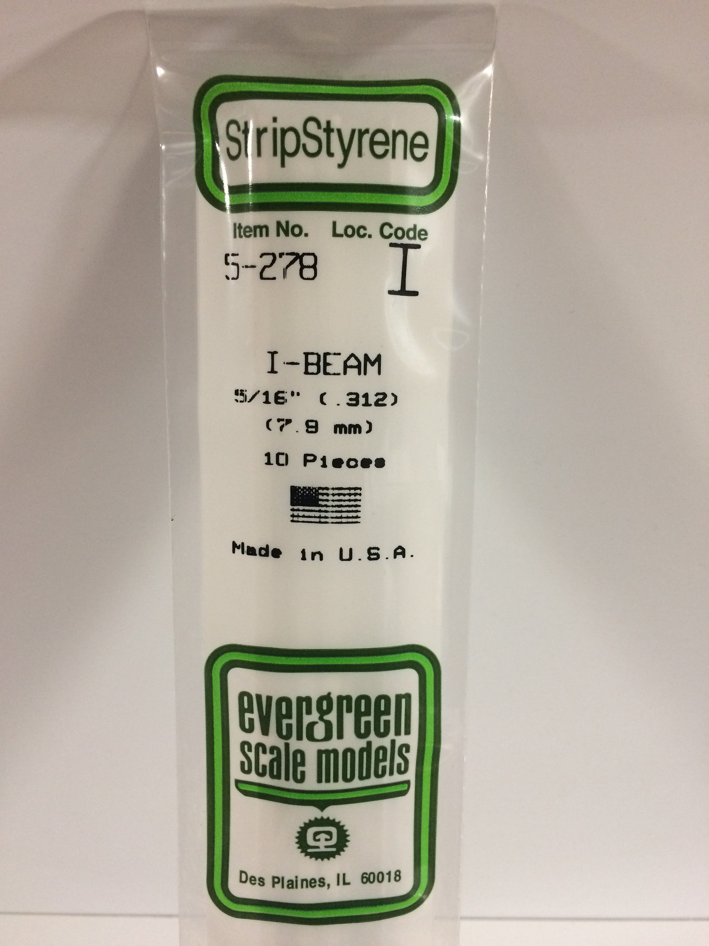 evergreen-shapes-278-poutre-en-i-plastique-7-9-mm-2-pcs image 2