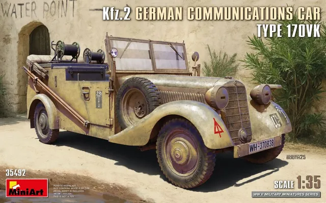 miniart-35492-kfz-2-170vk-maquette-camion-1-35-allemand image 1