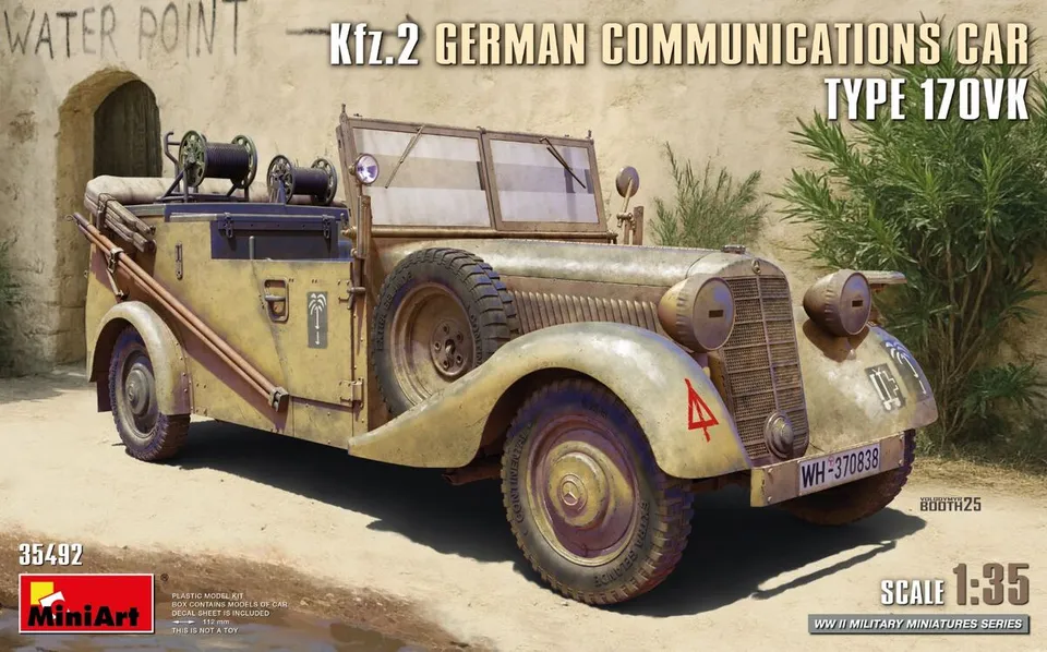 miniart-35492-kfz-2-170vk-maquette-camion-1-35-allemand image 1