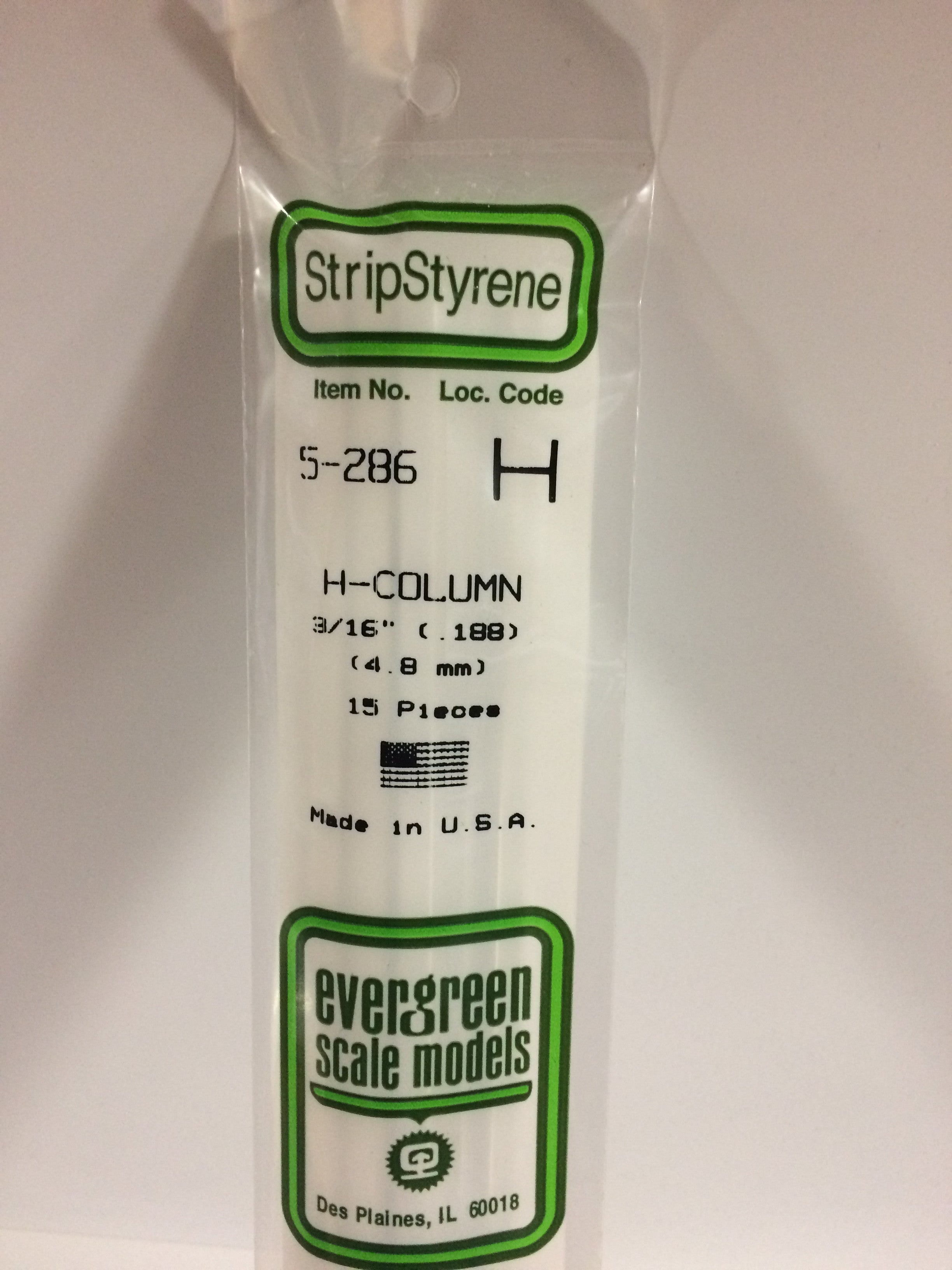 evergreen-shapes-286-profil-h-polystyr-ne-blanc-4-8-mm image 2