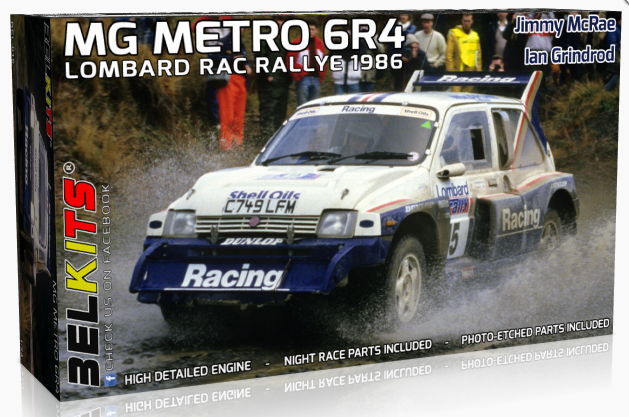 belkits-mg-metro-6r4-1986-maquette-voiture-1-24-lombard-rac image 1