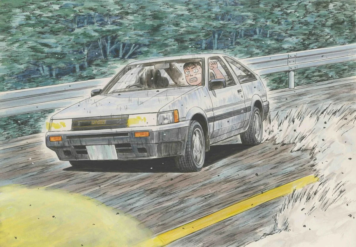 fujimi-isd-8-initial-d-toyota-ae85-levin-1-24-itsuki-voiture image 1