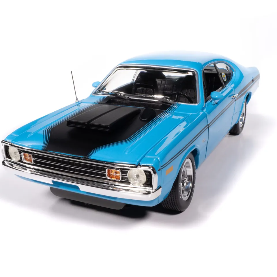 american-muscle-dodge-demon-gss-1972-miniature-1-18-petty-blue image 1