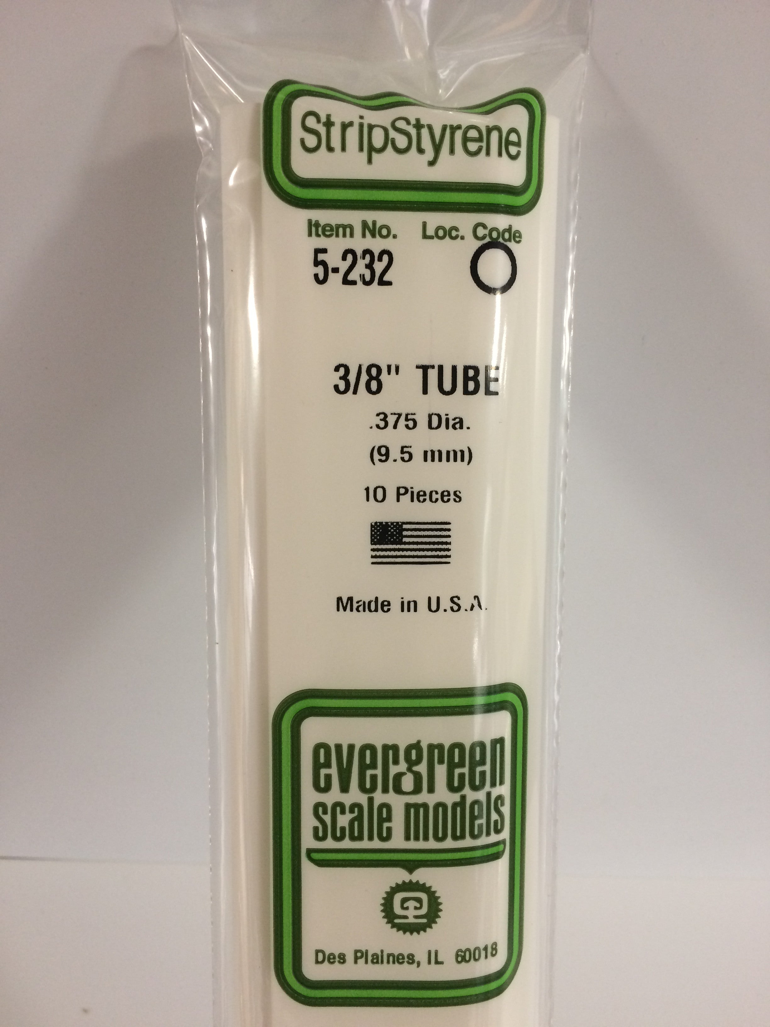 evergreen-rod-tube-232-tube-rond-9-5mm-35cm-lot-2 image 2