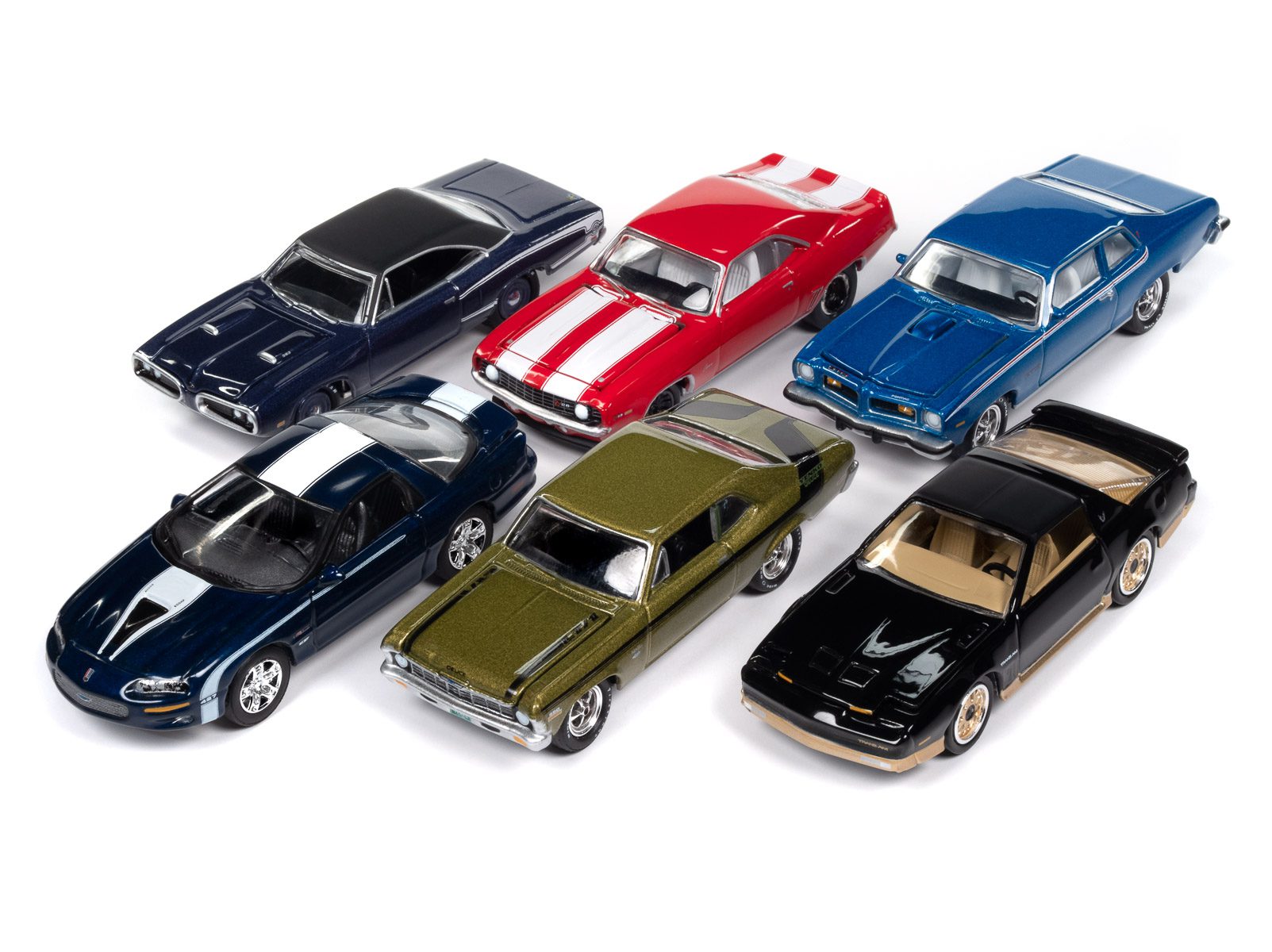 johnny-lightning-muscle-cars-usa-2025-r1-set-b-6-voitures-1-64 image 2