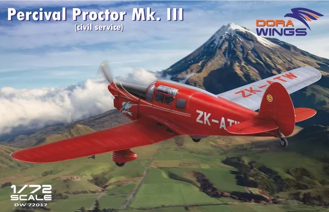 dora-wings-proctor-mk-iii-maquette-avion-1-72-version-civile image 1
