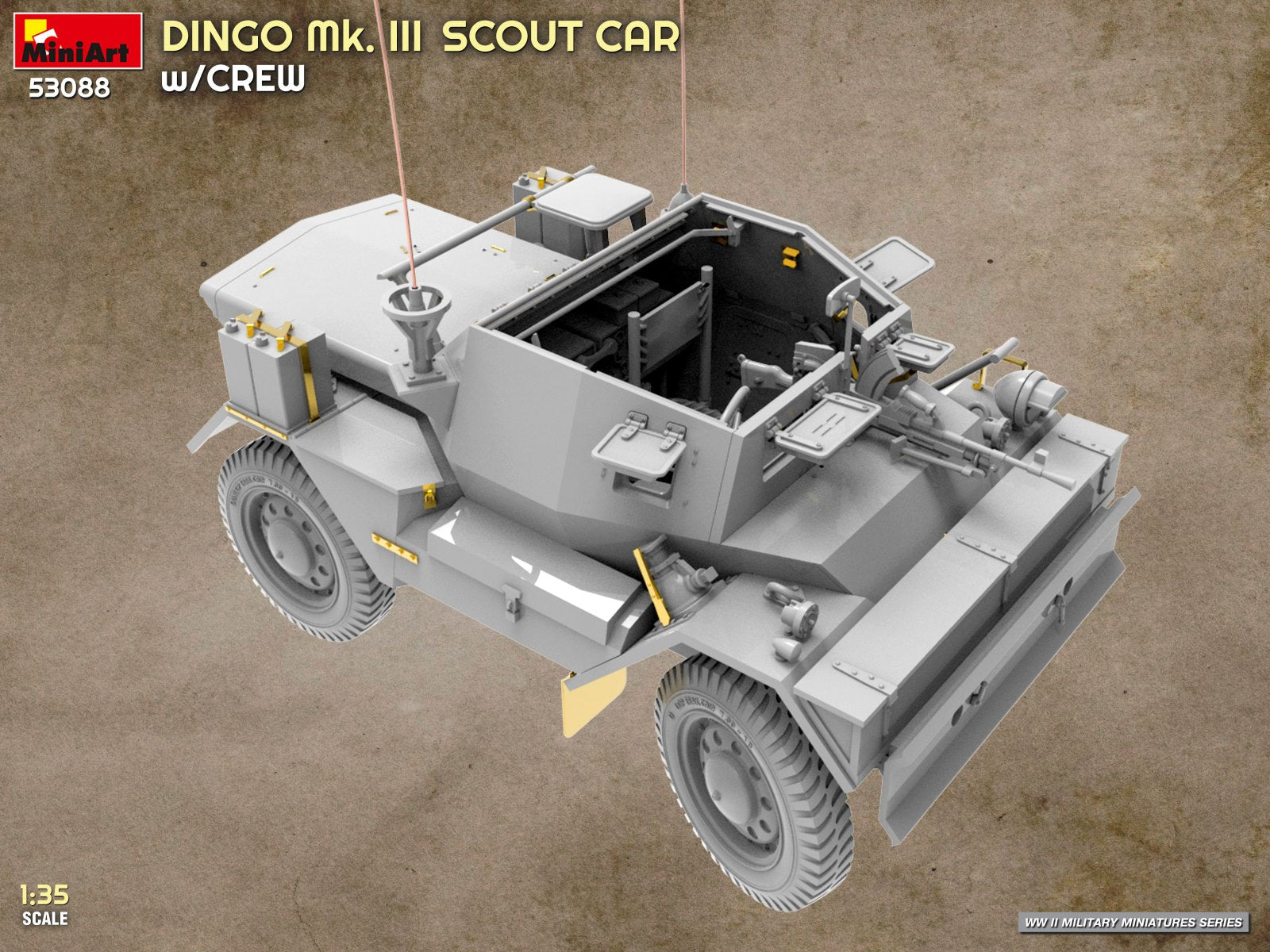 miniart-53088-dingo-mk-iii-scout-car-1-35-avec-quipage image 7