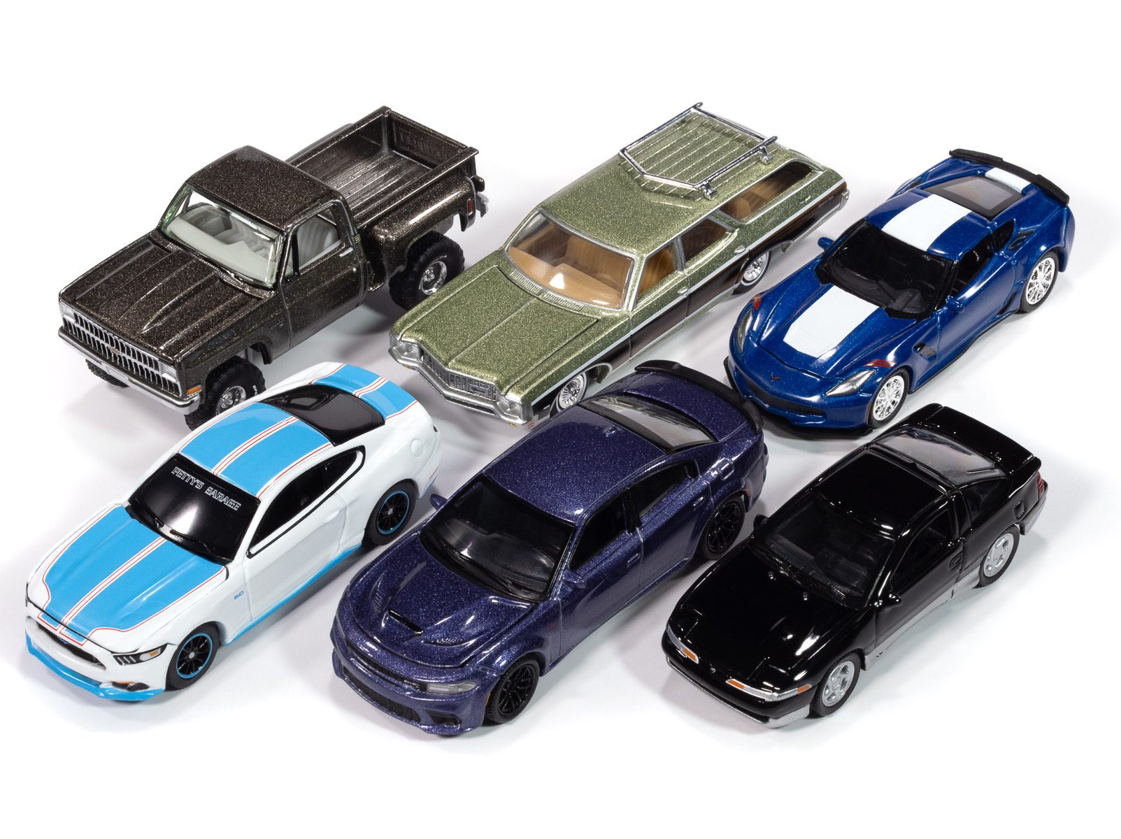 auto-world-premium-release-3-coffret-miniature-1-64-set-b-6-pcs image 2