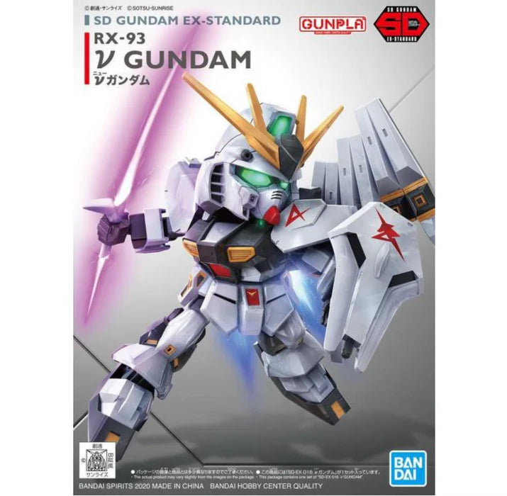 bandai-sd-gundam-ex-standard-016-nu-gundam-maquette image 1