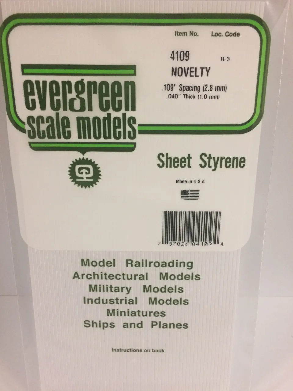 evergreen-siding-4109-plaque-novelty-0-75mm-15x30cm image 1