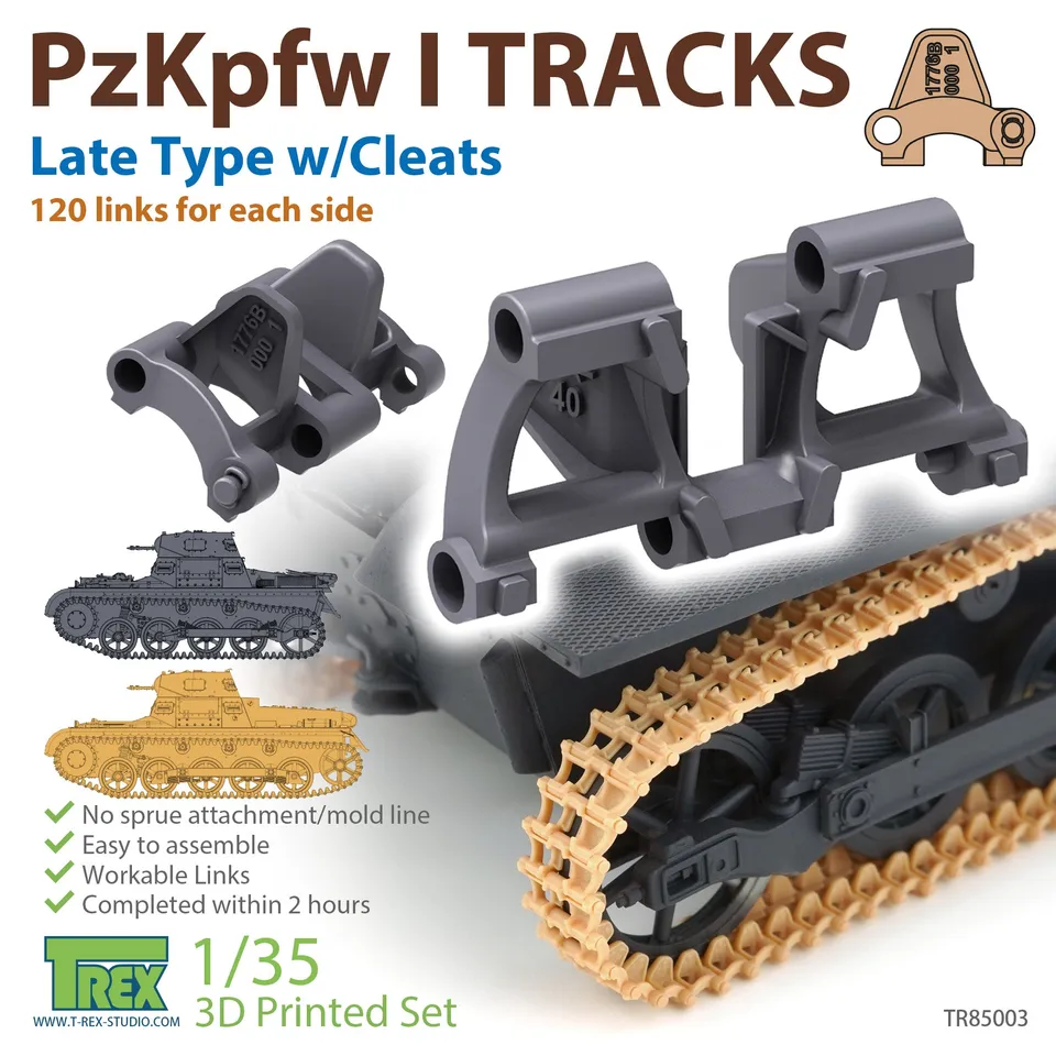 t-rex-85003-pzkpfw-i-chenilles-1-35-late-crampons-ausf-a-b image 1