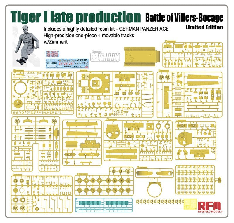 rye-field-model-5101-tiger-i-maquette-char-villers-bocage-1-35 image 5
