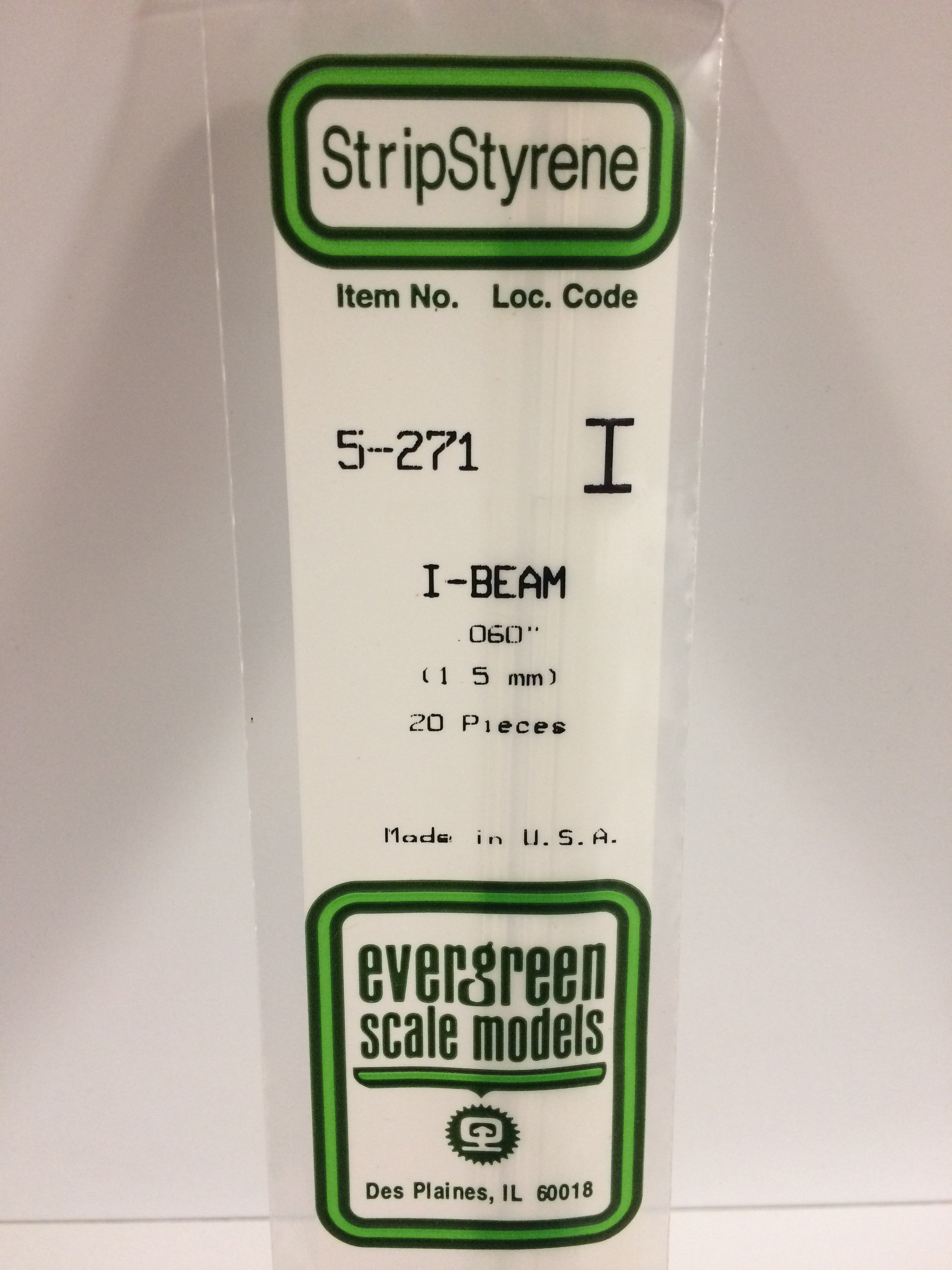 evergreen-shapes-271-profil-en-i-polystyr-ne-blanc-1-5-mm-4-pi-ces image 2