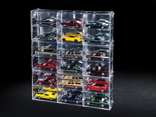 auto-world-vitrine-6-voitures-miniatures-1-64-miroir-murale image 3