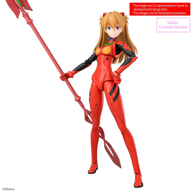 bandai-30mp-asuka-shikinami-langley-plug-suit-maquette-evangelion image 1