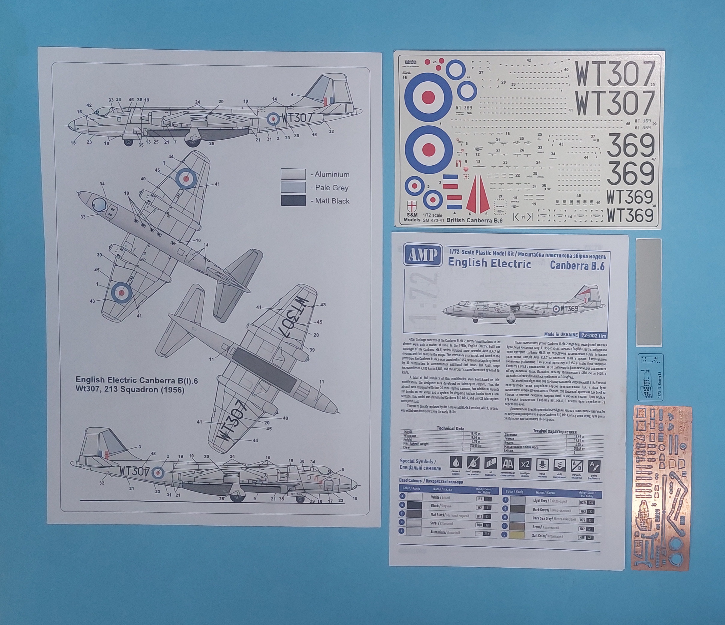 amp-mikromir-72-02-canberra-b6-maquette-avion-1-72-bombardier image 2