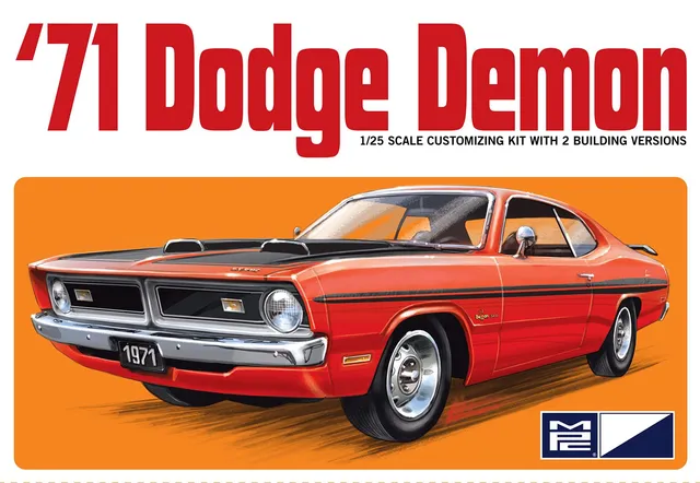 mpc-dodge-demon-1971-maquette-1-25-stock-ou-drag-91-pi-ces image 1