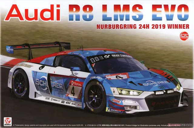 nunu-24026-audi-r8-lms-evo-maquette-voiture-1-24-n-rburgring image 1