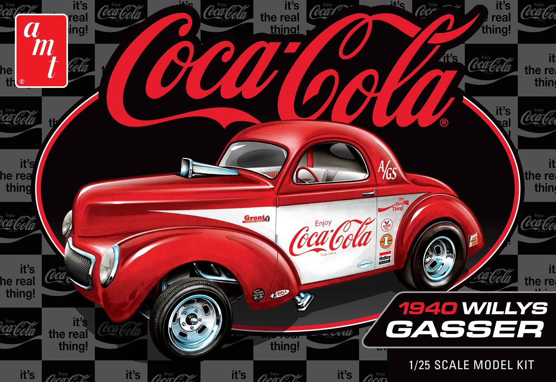 amt-willys-coupe-1940-coke-kit-maquette-1-25-dragster image 1