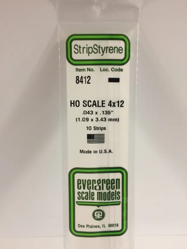 evergreen-strips-8412-baguette-ho-4x12-1-1x3-4-mm-lot-10 image 1