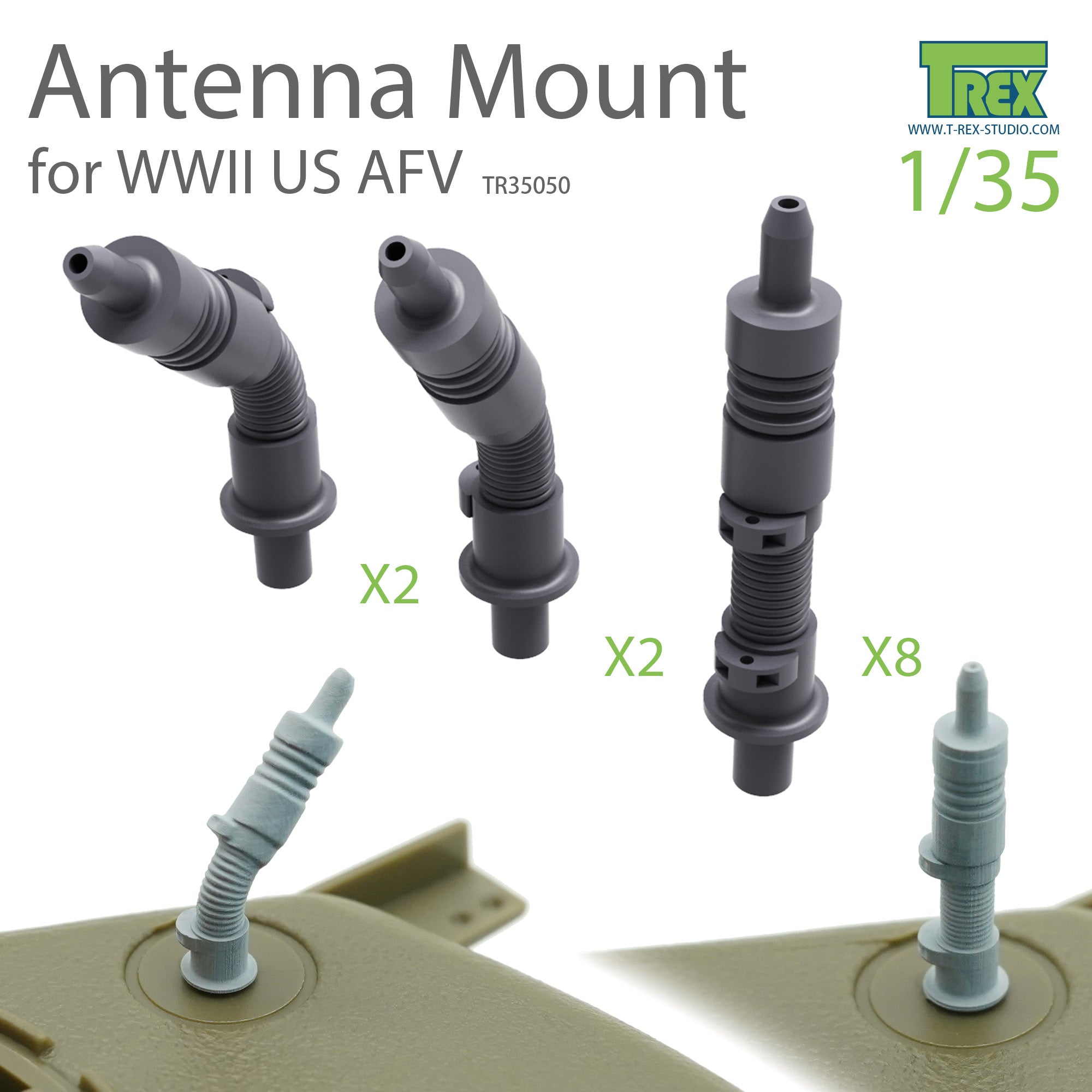 t-rex-35050-supports-antenne-1-35-blind-s-us-wwii image 1