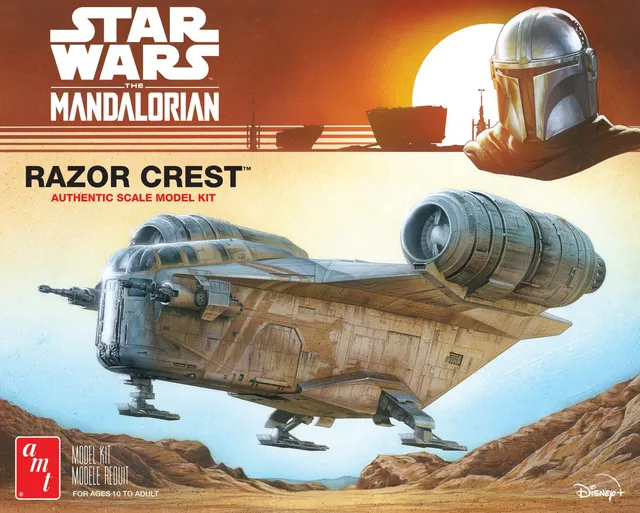 amt-razor-crest-mandalorian-maquette-vaisseau-1-72 image 1