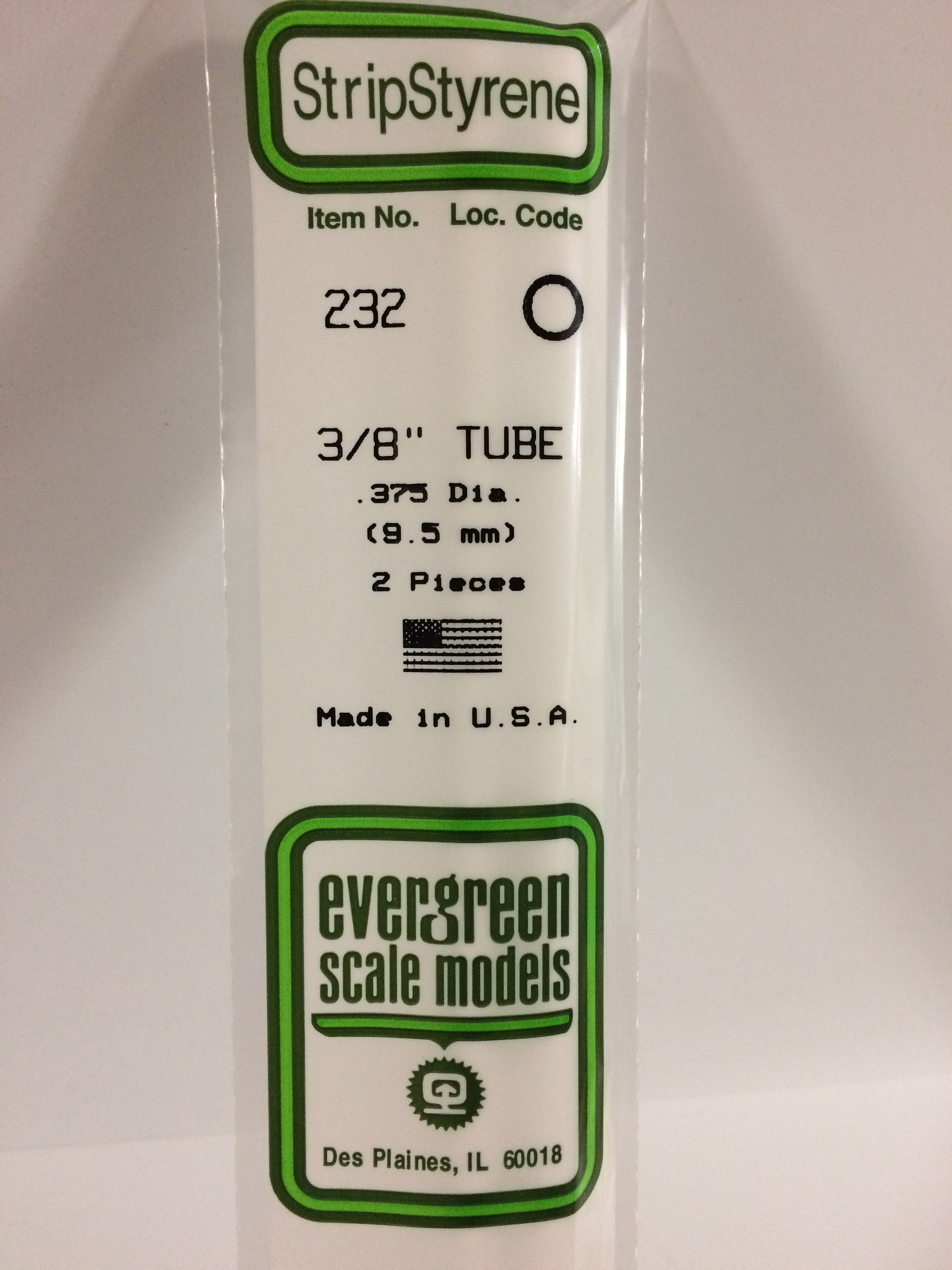 evergreen-rod-tube-232-tube-rond-9-5mm-35cm-lot-2 image 1