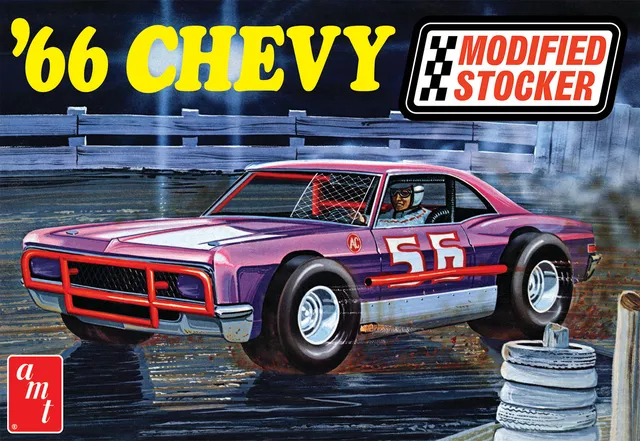 amt-1966-chevy-impala-modified-stocker-maquette-1-25 image 1