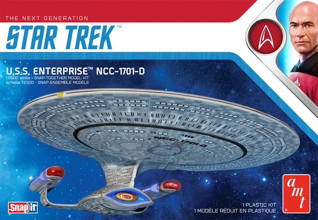 amt-uss-enterprise-d-snap-maquette-star-trek-1-2500 image 1