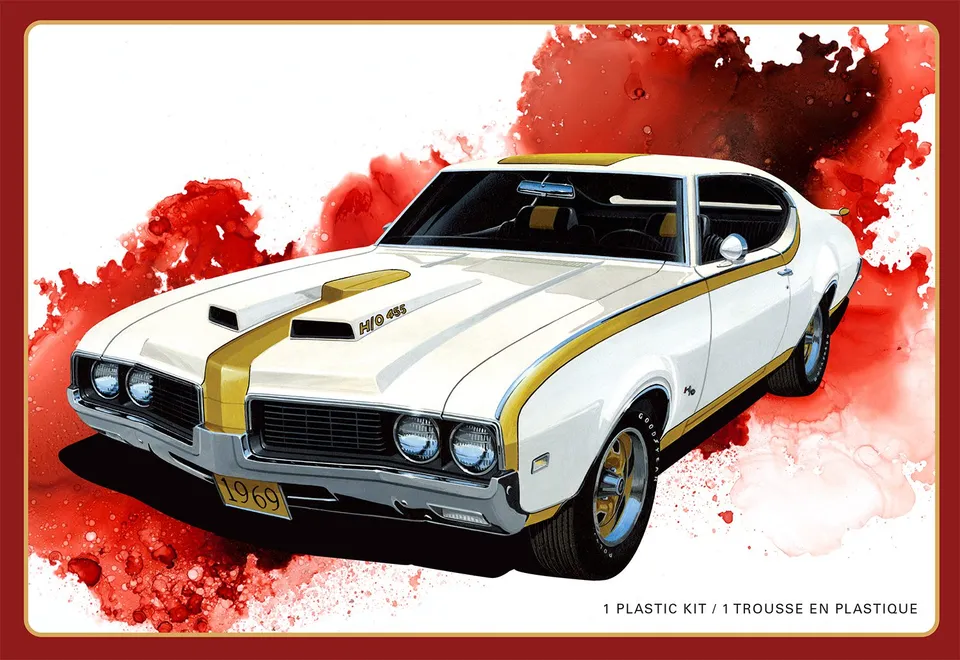 amt-1969-hurst-oldsmobile-cutlass-maquette-voiture-1-25 image 1
